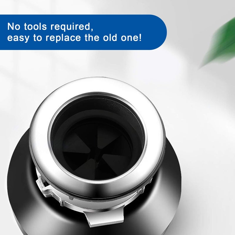 CLEESINK 2 PCS Garbage Disposal Splash Guard Collar Sink Baffle, Food Waste Disposer Accessories for Wasting King, Whirlaway and GE Models (3 1/8 Inch in Diameter) by CLEESINK - Image 4